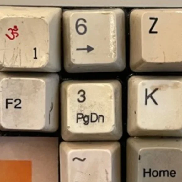 Upcycled Computer Keyboard Keys Frame - Picture 4 of 14